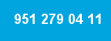 951 279 04 11 951 279 04 11